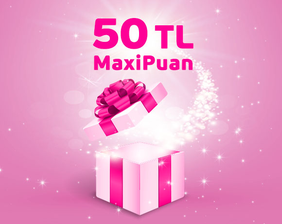 Maximum Mobil Girişine 50 TL MaxiPuan