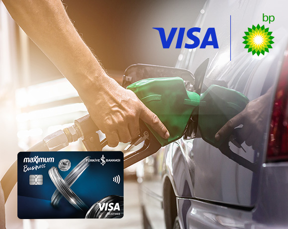 İş Bankası Visa Ticari Kredi Kartı sahiplerine özel BP Taşıtmatik