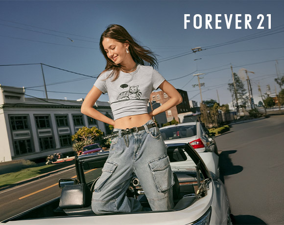 Forever 21 mağazaları ve forever21.com.tr adresinden %10 İndirim!