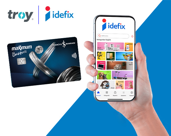 İş Bankası TROY Ticari Kart ile İdefix