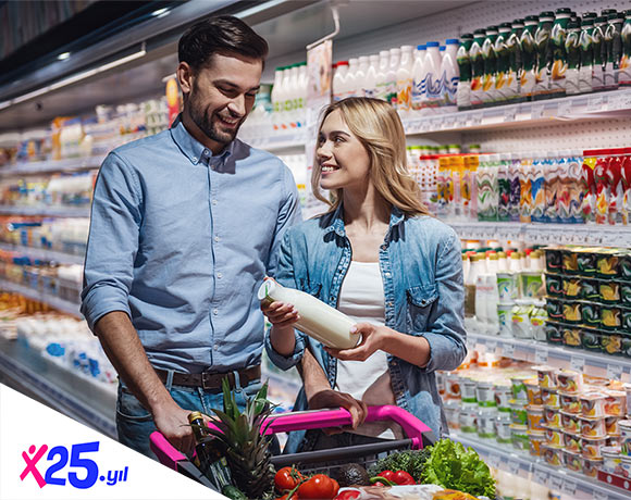 10.000 TL ve Üzeri Market Alışverişinize 1.000 TL
