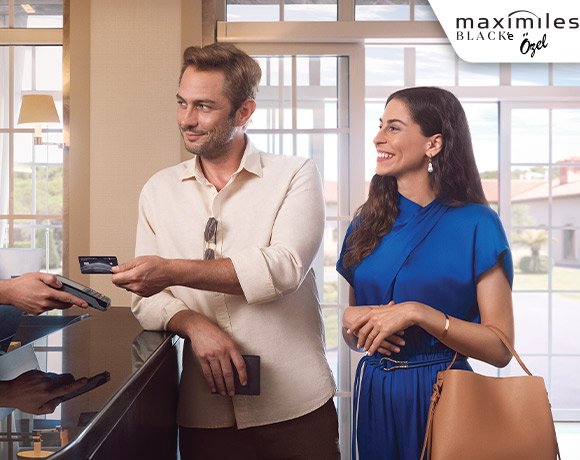 Maximiles Black ile Otel Ödemelerinize %5 İndirim!