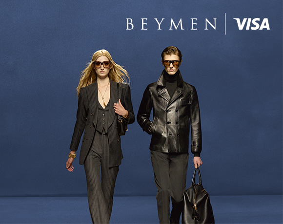 Visa logolu İş Bankası Kartlarınıza Beymen