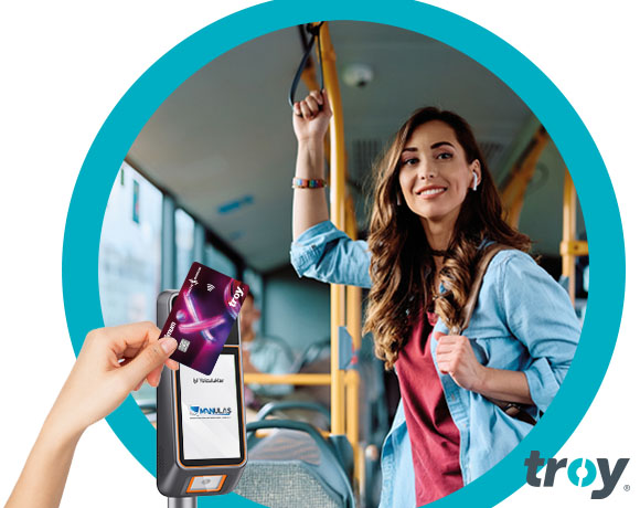 Manisa’da hafta içi her gün ilk ulaşımın İş Bankası TROY logolu kartlarla ücretsiz