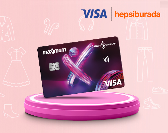 Visa Logolu Maximum Kart'ınıza Hepsiburada'da 75 TL İndirim!