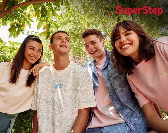 SuperStep mağazalarında 4 taksit!