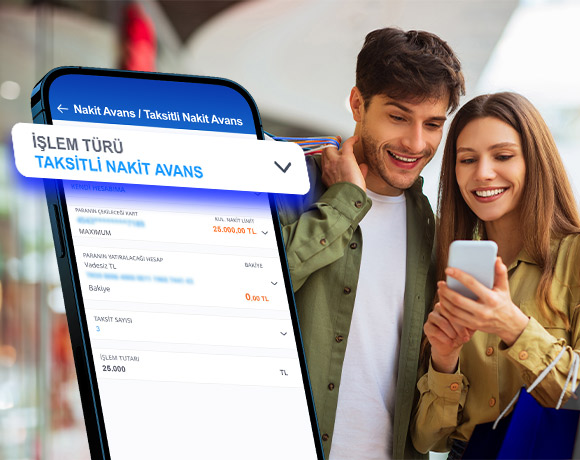 Size Özel Aylık % 3,75 Faiz Oranıyla 25.000 TL'ye Varan 3 Ay Vadeli Taksitli Nakit Avans!