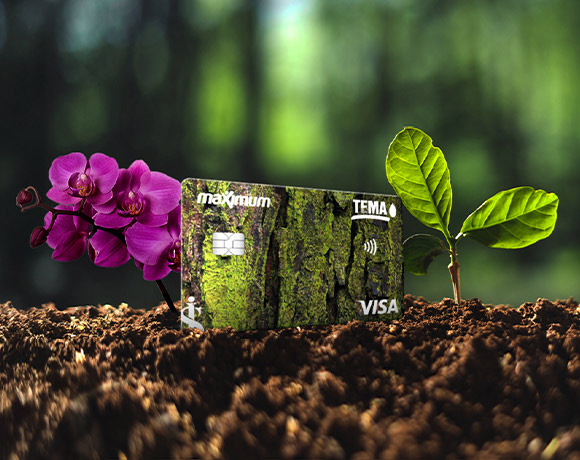 TEMA Vakfı’na yapacağınız bağışların yarısı Maximum TEMA Kart’tan!