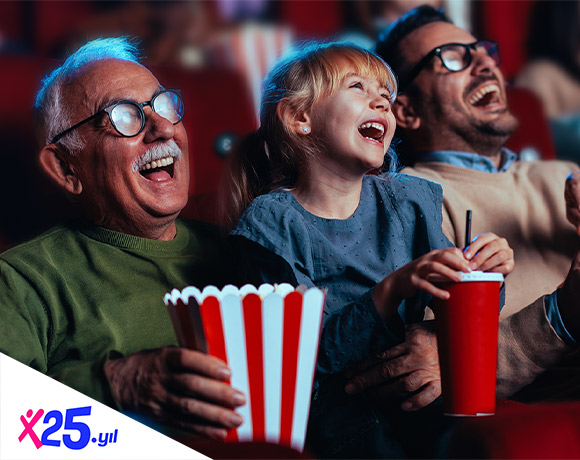 Maximum’un 25. yılına özel 25 Nisan’da sinema bileti ödemenize 250 TL indirim! Maximum iyi seyirler diler!