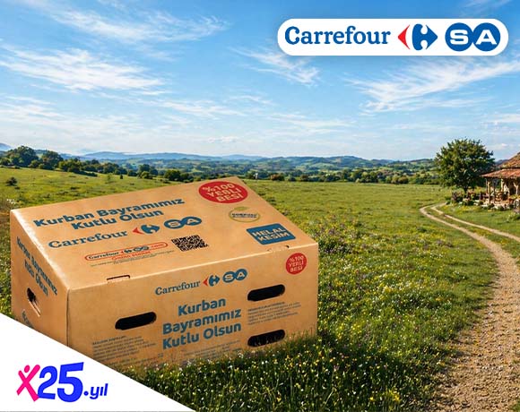 CarrefourSA mağazaları ile CarrefourSA Online Market uygulaması veya Carrefoursa.com’dan yapacağınız kurban kolisi alışverişlerinize 1.800 TL indirim kazanın!