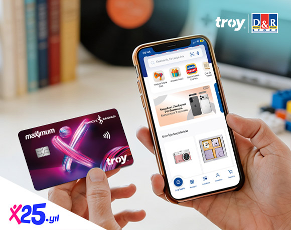 İş Bankası TROY kartına dr.com.tr ve D&R mobil uygulamasında 1.000 TL’ye varan indirim fırsatı!