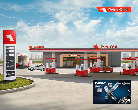 İş Bankası Visa Logolu Ticari Kredi Kartı Sahiplerine Özel Petrol Ofisi
